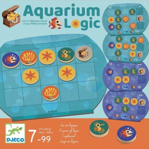 Joc de logica aquarium logic djeco 7-99 ani