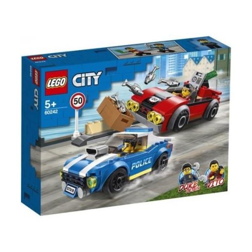 Lego city police - arest pe autostrada al politiei 60242, 185 piese