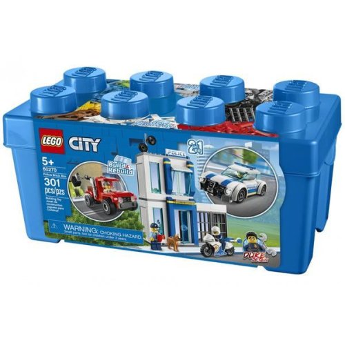 Lego city - set de caramida politista 60270