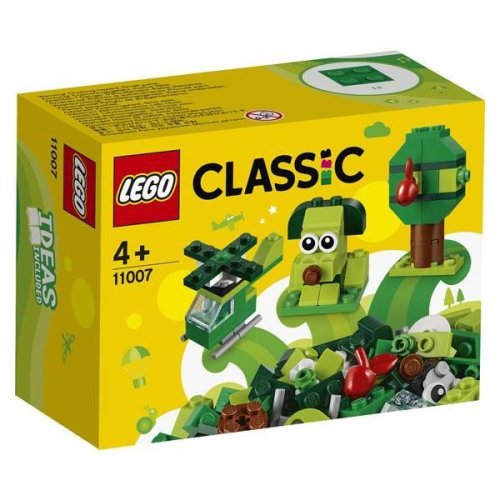 Lego classic - caramizi creative verzi 11007, 60 piese