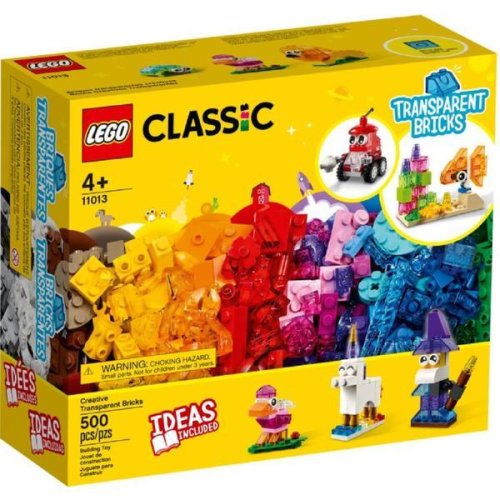 Lego classic - caramizi transparente creative
