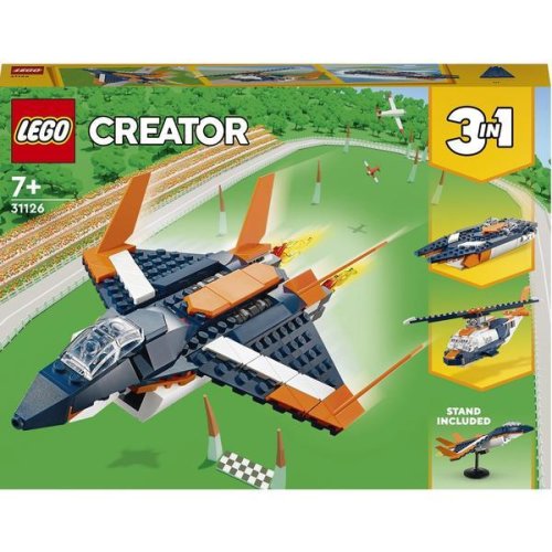 Lego creator 3 in 1 - avion supersonic 7+ (31126)