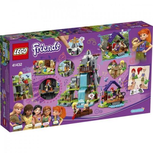 Lego friends - set constructie jucarie operatiunea de salavat alpaca din jungla 41432 512 piese