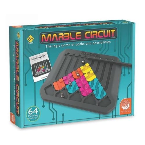 Marble circuit labirint cu bile joc de logica si strategie mindware