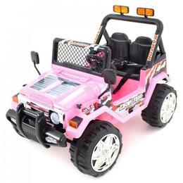 Nichiduta Masinuta electrica cu roti din cauciuc drifter jeep 4x4 pink
