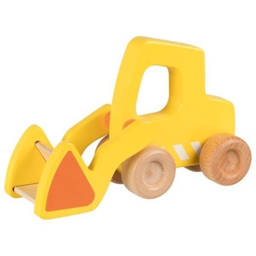 Goki Micul santierist - buldozer din lemn - material joc de rol bebelusi