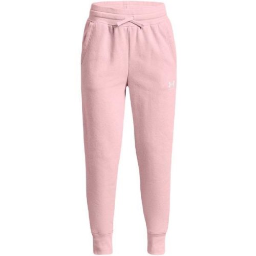 Pantaloni copii under armour rival joggers 1373133-647, 122-128 cm, roz