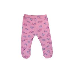 Simonique Pantaloni cu botosei iarna, bumbac 100%, vanisat (finet), 0-3 luni, roz