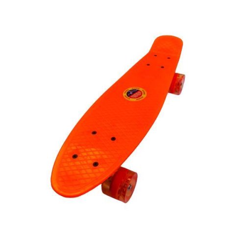 Penny board, 55 cm, roti silicon shop like a pro, portocaliu