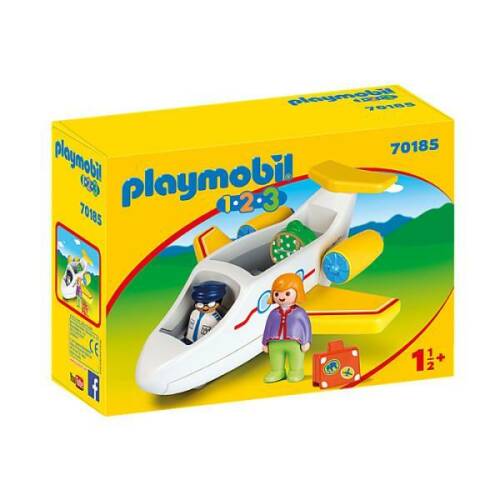 Playmobil 1.2.3 avion cu pasager