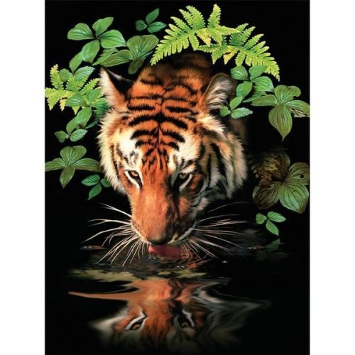 Ema Prima mea pictura pe numere junior mica - tigru