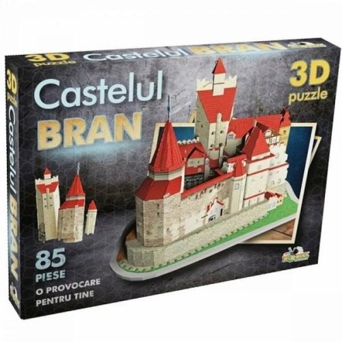 Puzzle 3d - castelul bran, 7toys