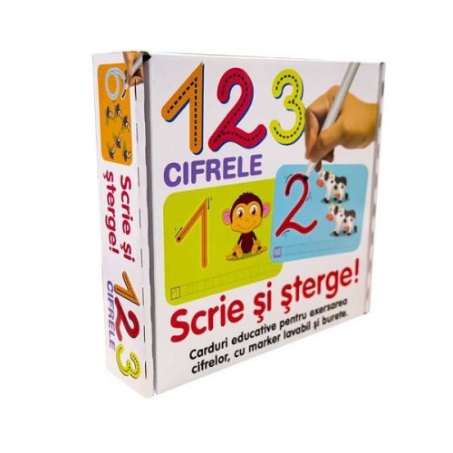 Scrie si sterge! numere,7toys
