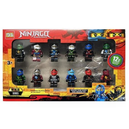 Oem Set 12 figurine tip lego ninjago, multicolor, 5 cm