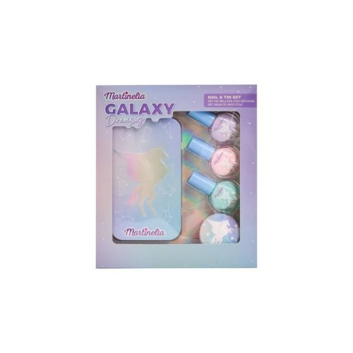 Set 4 produse de ingrijire unghii pentru copii galaxy dreams nails & tin box martinelia 24157
