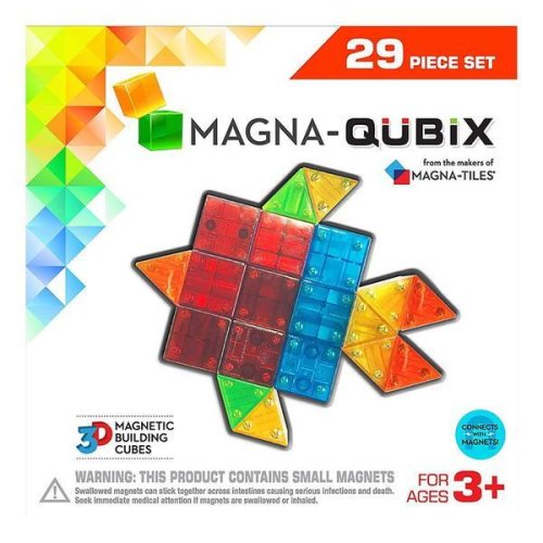 Set magnetic 29 piese, magna-qubix 7toys