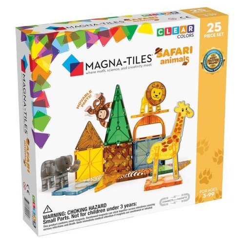 Set magnetic magna-tiles safari animals, 7toys