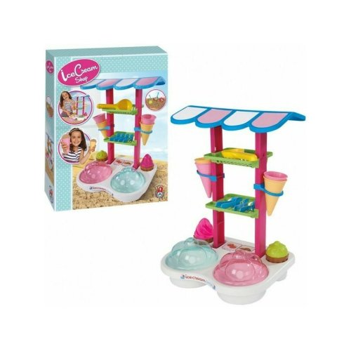 Androni giocattoli - set androni pentru nisip stand inghetata cu forme si accesorii
