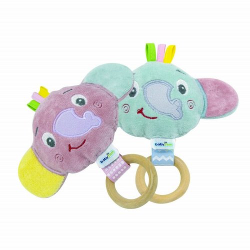 Babyjem - jucarie pentru bebelusi elephant toy (culoare: roz)