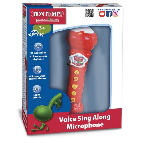 Bontempi - microfon karaoke cu efecte luminoase