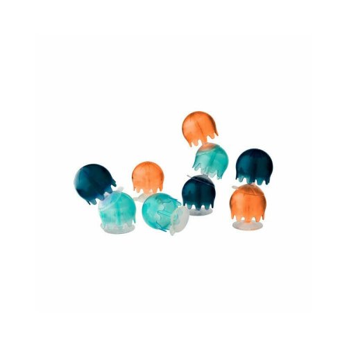 Boon - , jucărie de baie bebeluș, set 9 piese: meduze cu ventuze jellies, nu contine ftalati