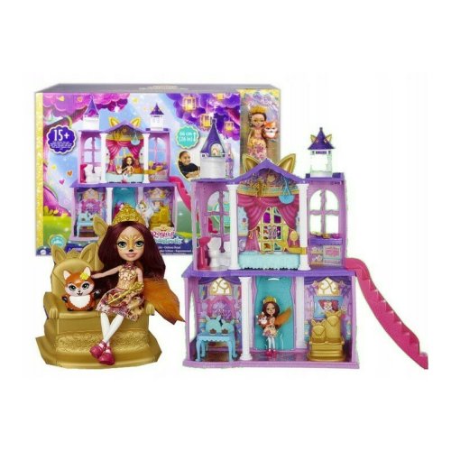 Mattel Casuta enchantimals royal castel cu accesorii si papusa felicity renard in tinuta regala inclusa
