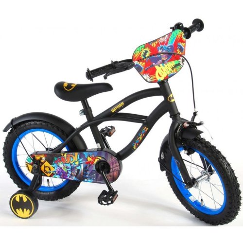 Eandl cycles - bicicleta cu pedale , batman, 14 , multicolor