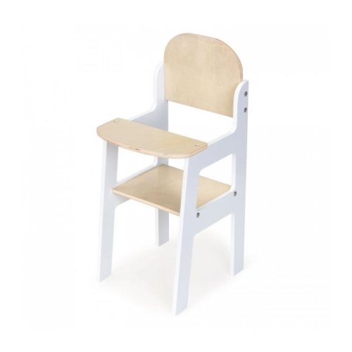 Ecotoys - scaun din lemn pentru papusi sau ursuleti esc-w-0196