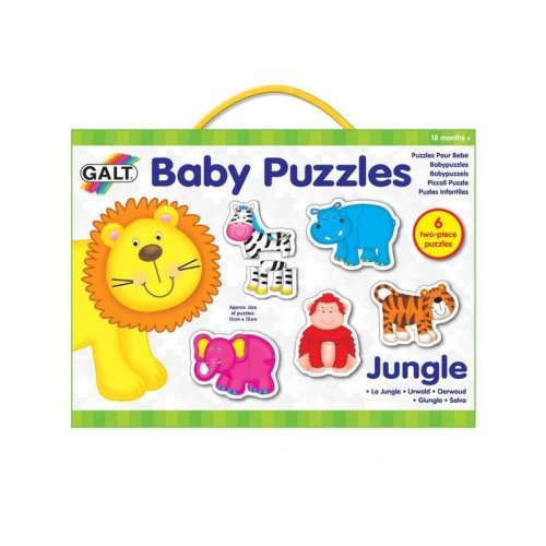 Galt - baby puzzle animale din jungla 2 piese