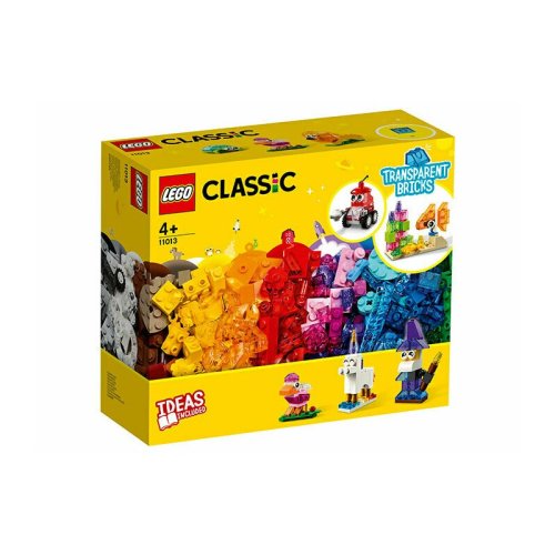 Lego - set de constructie caramizi transparente ® classic, pcs 500