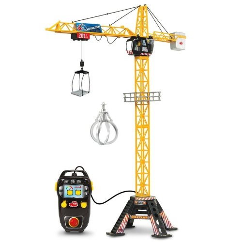 Dickie Toys Macara mega crane cu telecomanda, 120 cm