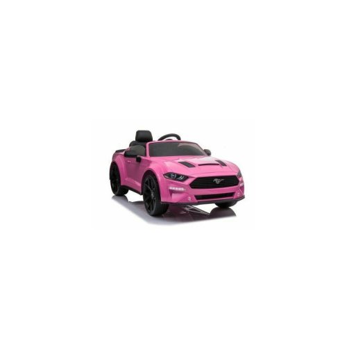 Leantoys Masinuta electrica pentru copii, ford mustang roz, cu telecomanda, 2 motoare, greutate maxima 30 kg, 8289