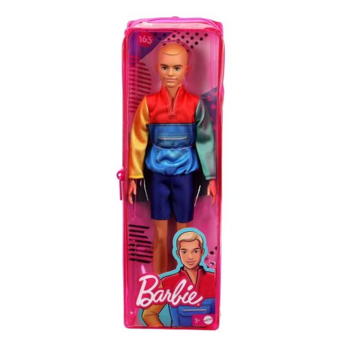 Mattel - papusa barbie fashonista, cu bluza de trening, multicolor