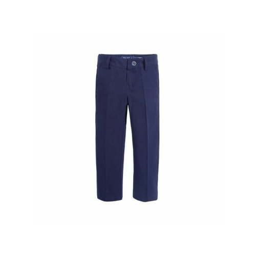 Pantaloni bleumarin din in (3527), 116 cm