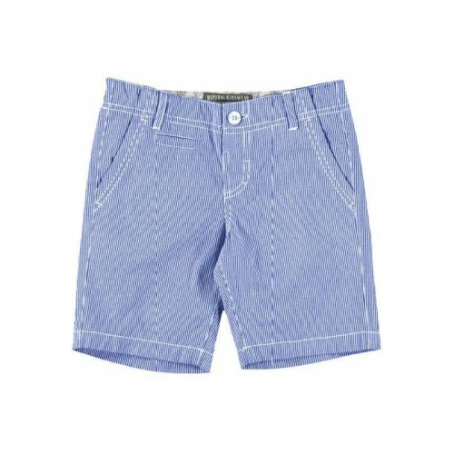 Pantaloni scurti bleu cu dungi (3206), 104 cm