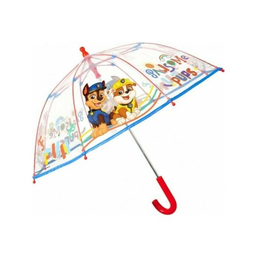Perletti - umbrela paw patrol automata rezistenta la vant transparenta 42 cm