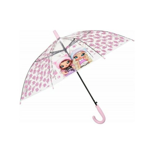 Perletti - umbrela surprise automata rezistenta la vant transparenta 45 cm