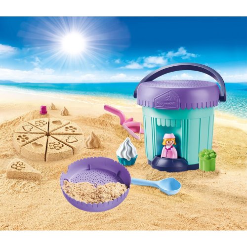 Playmobil - jucarie pentru nisip galetusa cu accesorii prajituri 1.2.3.