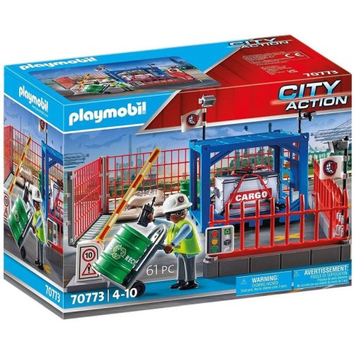 Playmobil - set de constructie spatiu depozitare marfa , city action