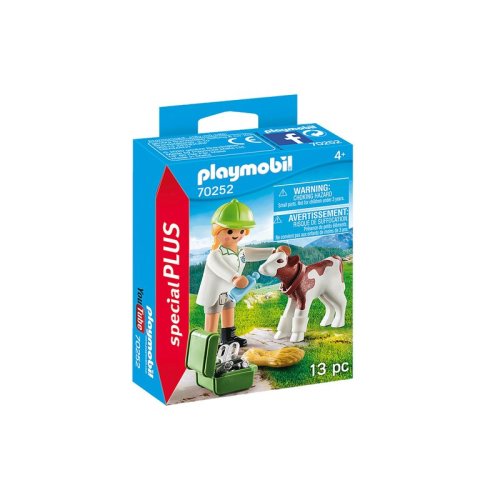 Playmobil - veterinar cu vitel
