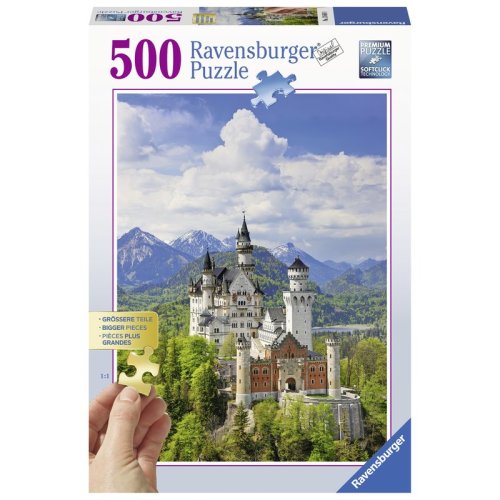 Ravensburger - puzzle castelul neuschwanstein, 500 piese