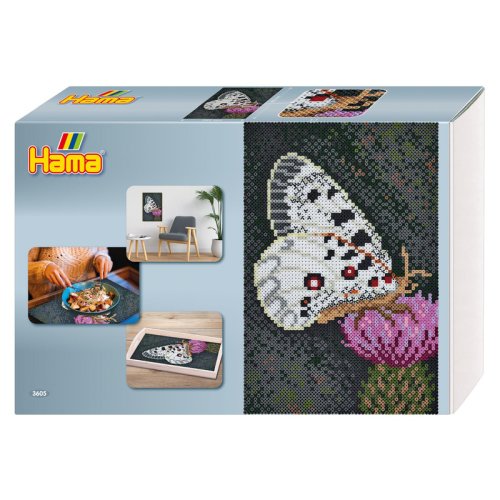 Malte Haaning Plastic A/s Set cu margele hama midi arta - fluture