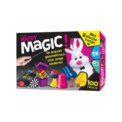 Set primul meu set magic cu iepure happy magic xl 100 trucuri