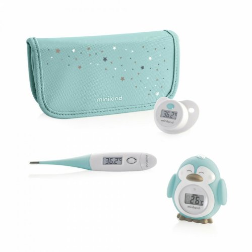 Miniland Baby Set termometre thermokit azure_rose miniland