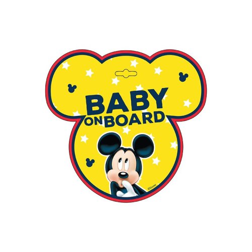 Seven - semn de avertizare baby on board mickey