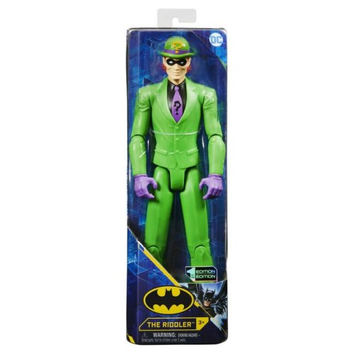 Spin master - figurina riddler in costum verde 30cm