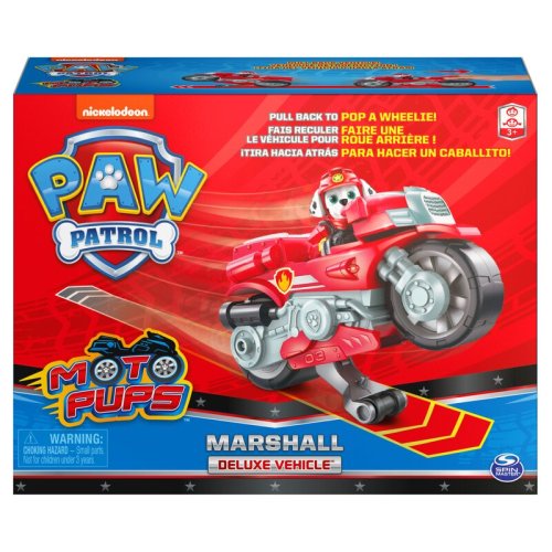Spin master - motocicleta , paw patrol, cu figurina marshall