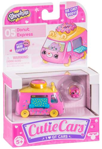 Cutie cars pachet cu 1 masinuta,donut express, seria 2