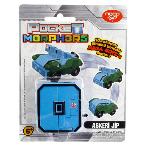 Pocket Morphers Jucarie convertibila morphers pocket - cifra 0, jeep