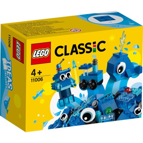 Lego® classic - caramizi creative albastre (11006)
